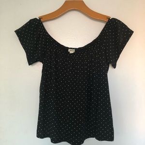 Garage off shoulder top